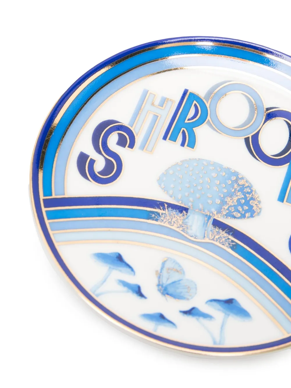 Jonathan Adler Druggist Porcelain Coaster Set (set Of Four) In Blue