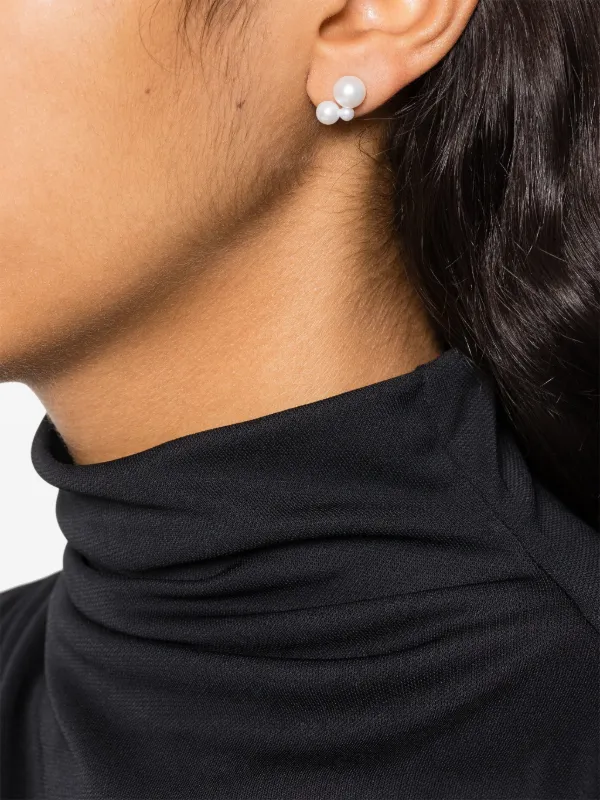 SOPHIE BILLE BRAHE 片耳パールピアス Sophie Bille Brahe / パール ダイヤモンド ピアス《ESTNATION