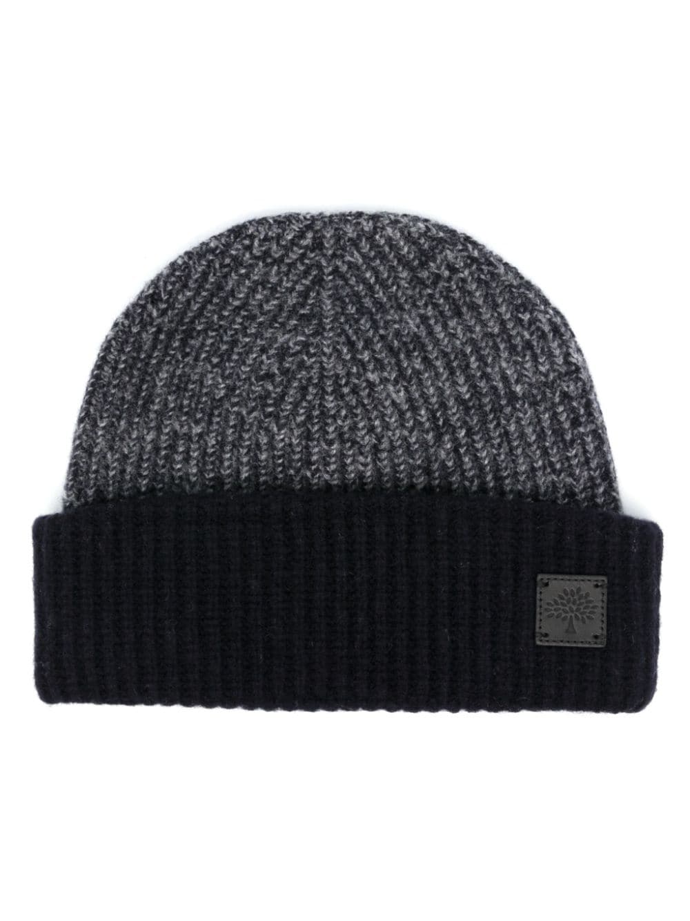 Mulberry Mélange-effect Beanie In Blue