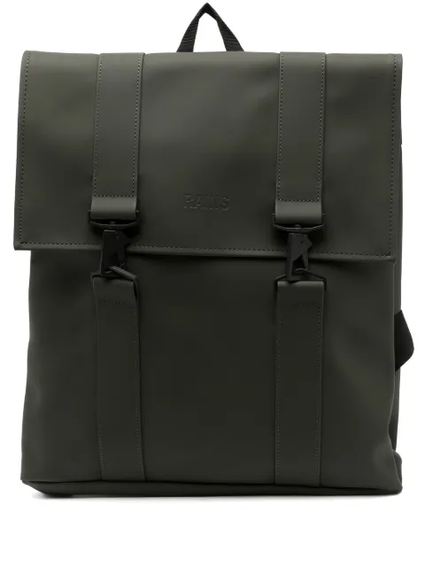 Rains MSN logo-debossed backpack 