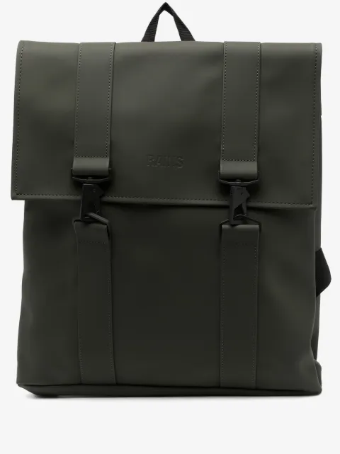 Rains Msn buckle-fastening flap-top backpack
