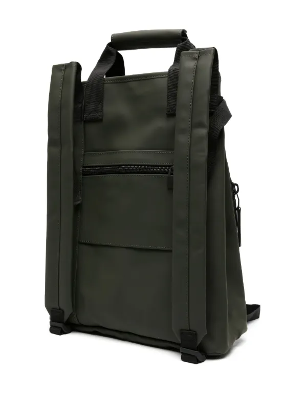 Rains Texel Waterproof Backpack | Green | FARFETCH