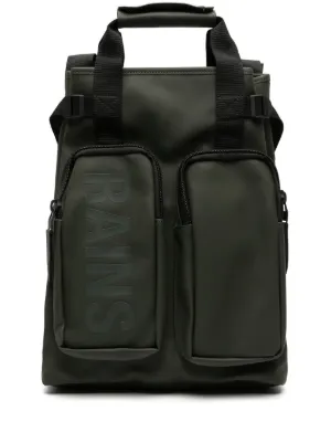 Rains Texel Waterproof Backpack | Green | FARFETCH PL