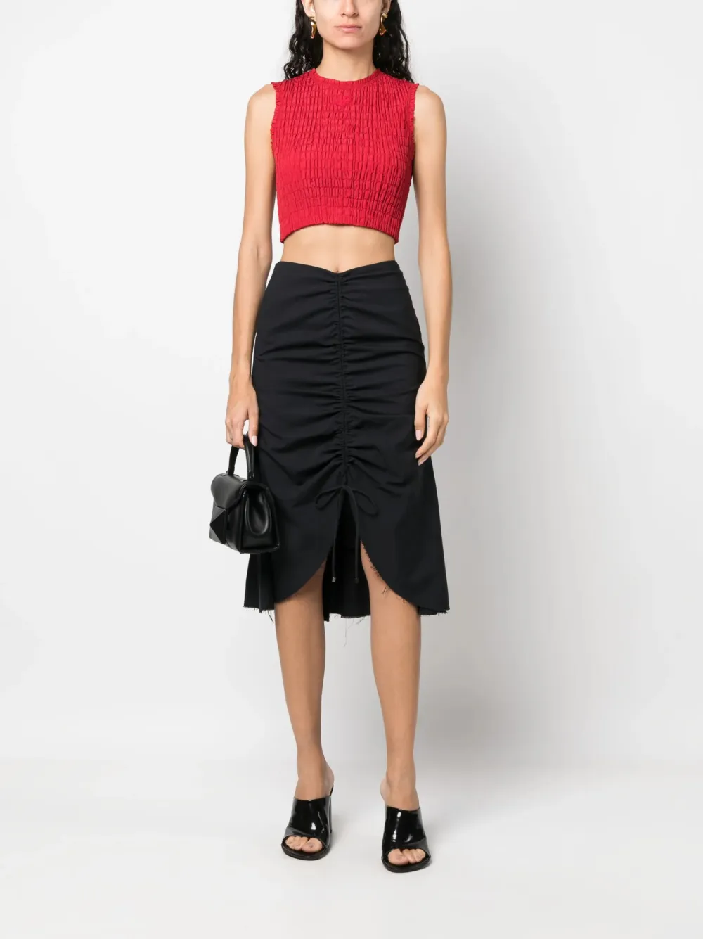 Patou smocked crop top | Vests & Tank Tops | Image 2