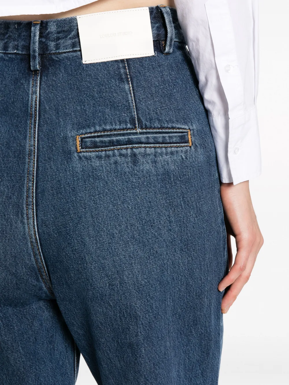 Loulou Studio Attu jeans Blauw