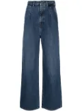 LouLou de Saison Attu high-rise wide-cut jeans - Blue
