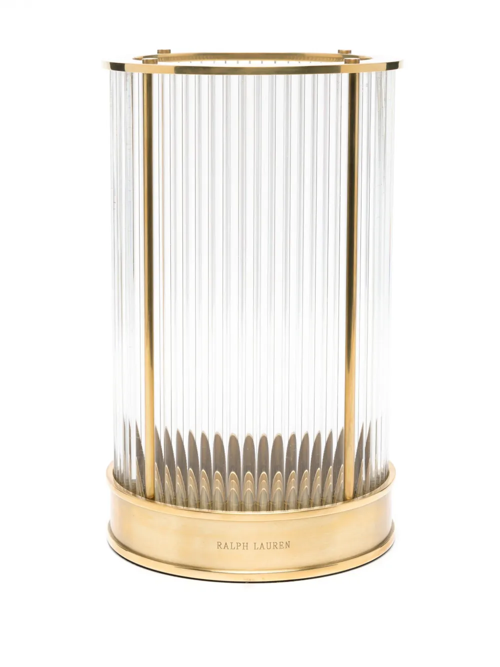 Polo Ralph Lauren Small Allen Hurricane Candle Holder In Gold
