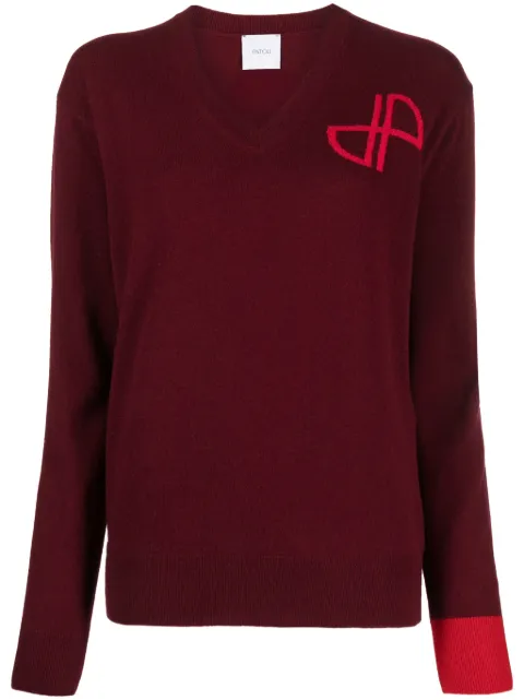 Patou JP V-neck jumper