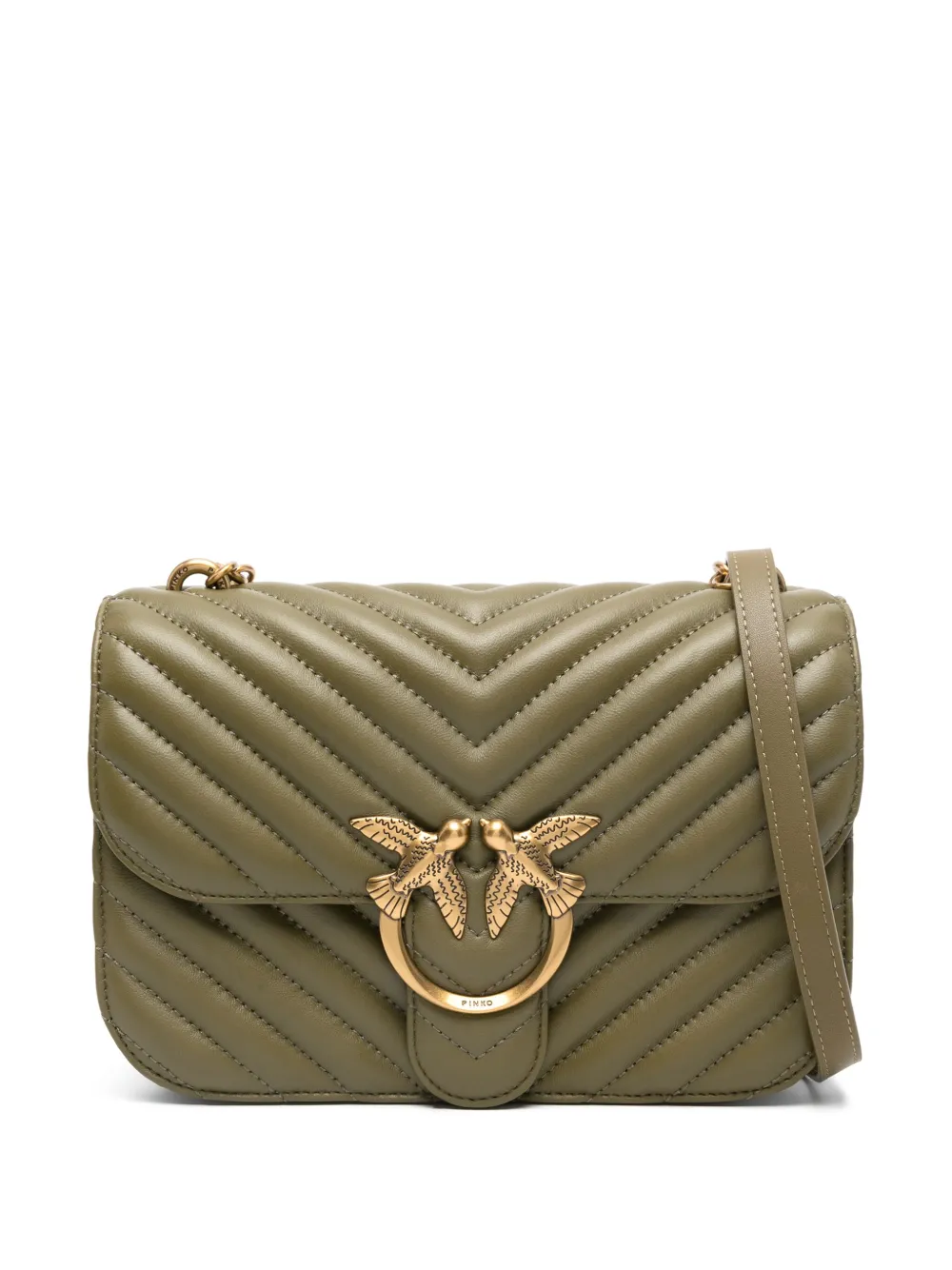 PINKO Love Birds Quilted Crossbody Bag Farfetch