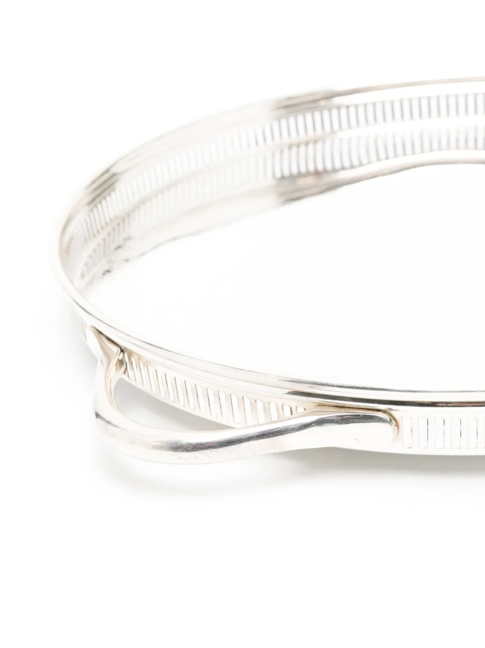 Soho Home Silver-tone Rochester Stainless-steel Tray Plate (41cm) In 银色