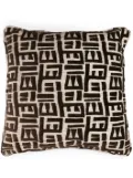 Soho Home Pierre Frey Tsomba abstract-pattern cushion (H50cm x W50cm x D5cm) - Brown