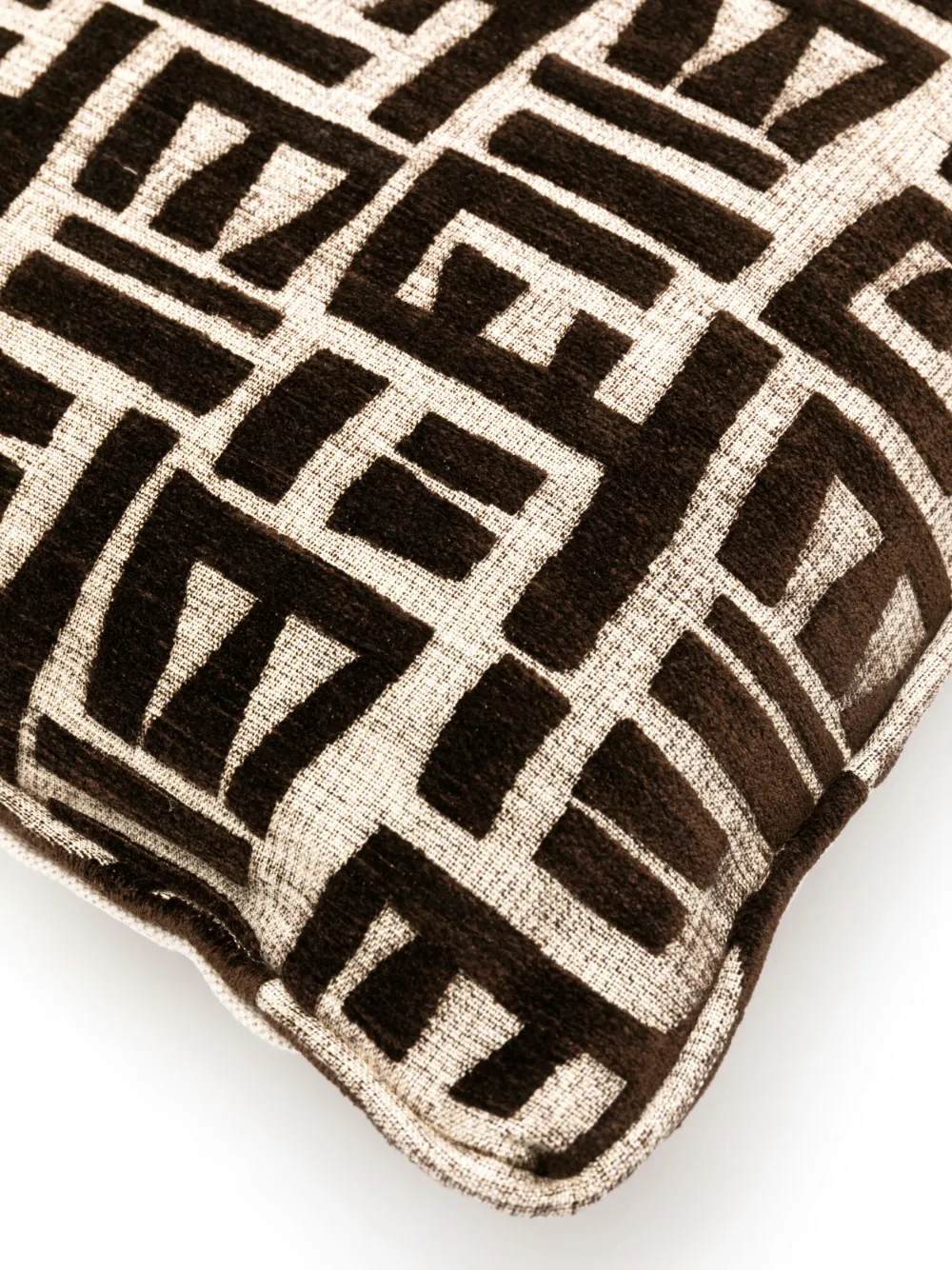 Shop Soho Home Pierre Frey Tsomba Abstract-pattern Cushion (h50cm X W50cm X D5cm) In Brown