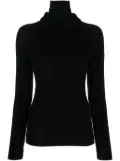 Moncler Grenoble logo-appliqué roll-neck jumper - Black