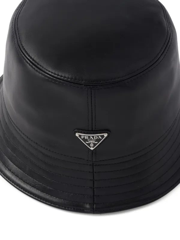 Leather Triple Hat Bucket