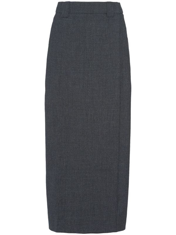 Prada Re-Nylon Midi Skirt - Farfetch