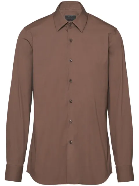 Prada long-sleeve cotton shirt