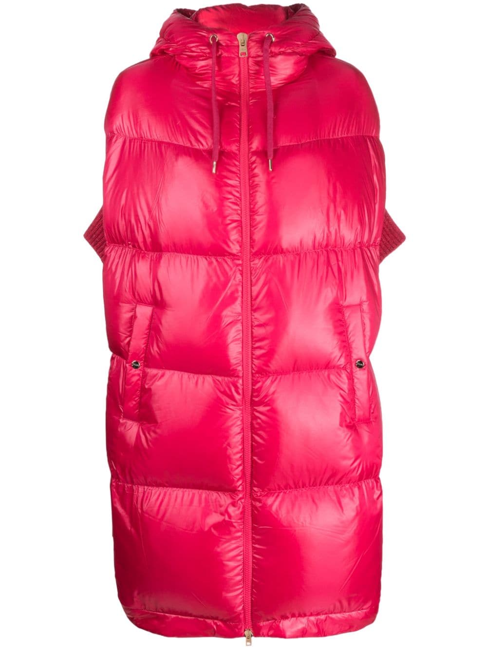 Herno drawstring-hood quilted puffer jacket - Rosa