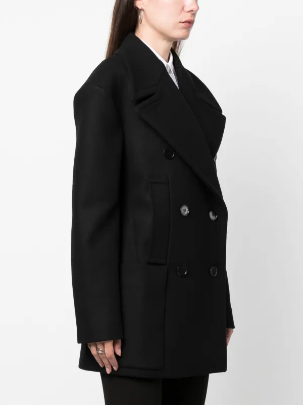 Stella McCartney Wool double breasted Coat Farfetch