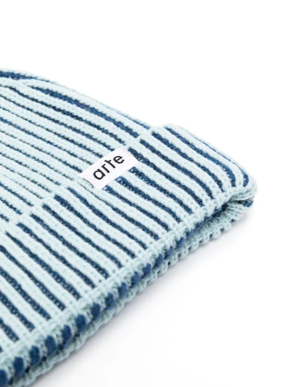 ARTE Antwerp ribbed-knit beanie - Blauw