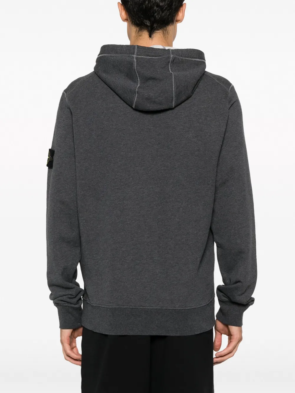 Stone Island Hoodie met Compass-logopatch Grijs