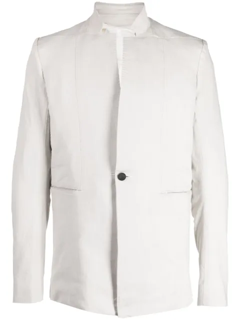 Boris Bidjan Saberi blazer con botones y cuello mao