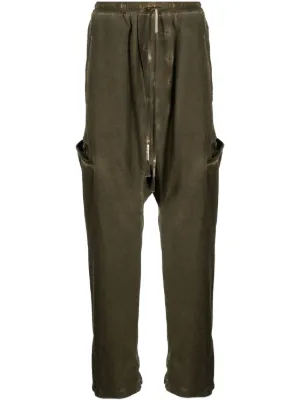 Boris Bidjan Saberi ダメージ サルエルパンツ | ブラック | FARFETCH JP