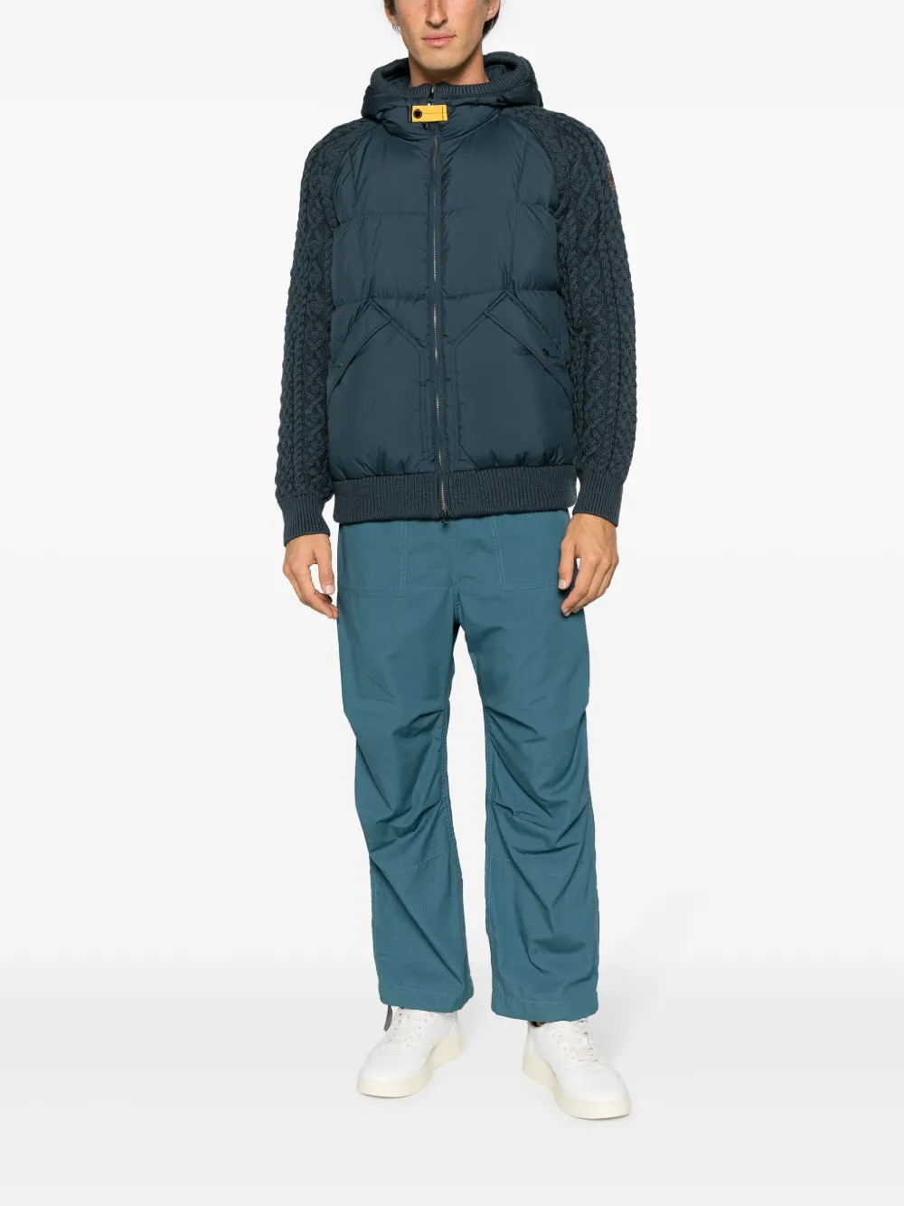 Parajumpers Donsjack met capuchon - Blauw