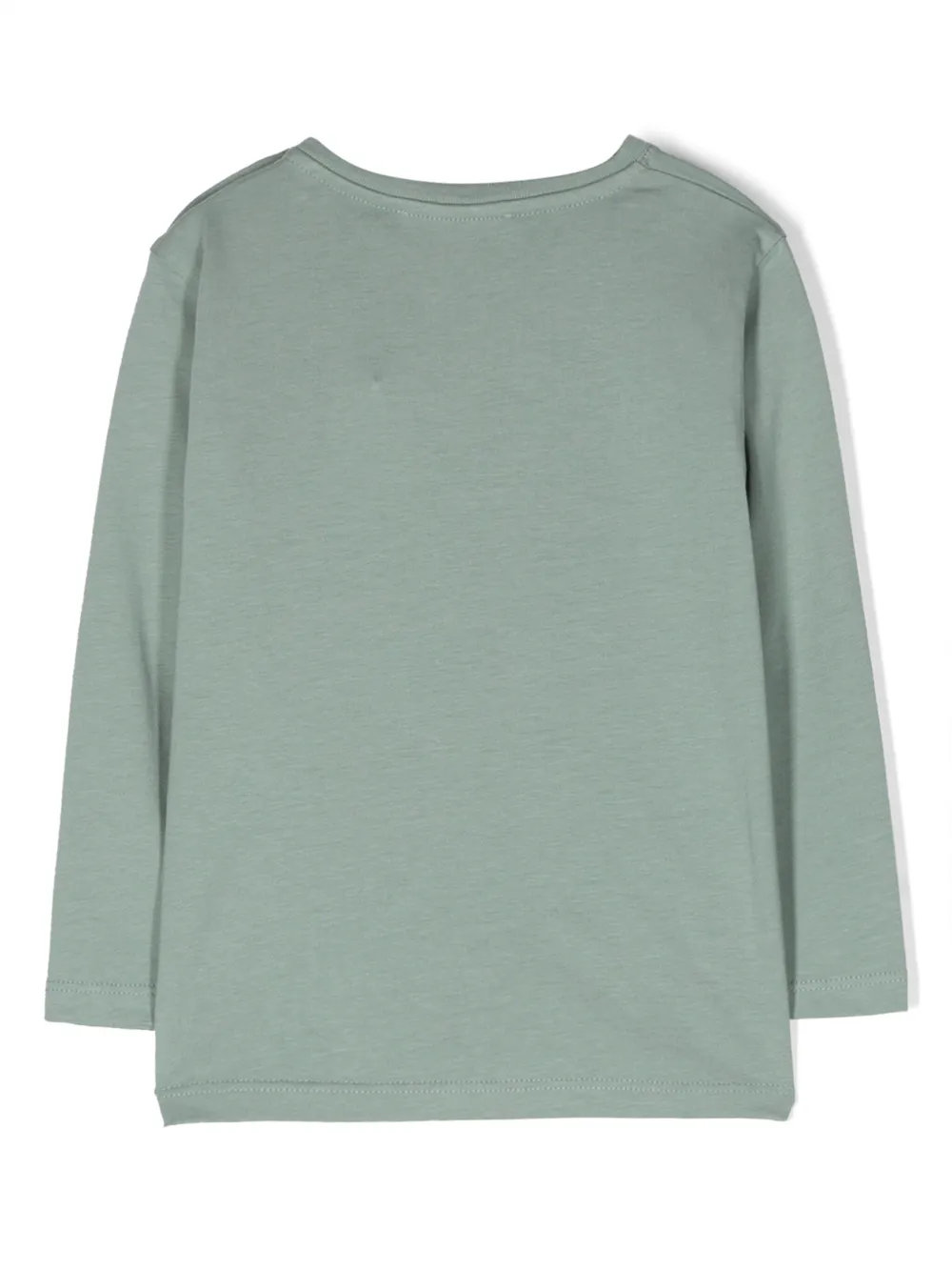 Bonpoint T-shirt met logoprint - Groen