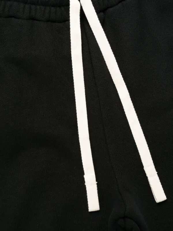 パンツ PALM ANGELS Woman Pants Black PWCH017F23FLE001 1010 Palm Angels - Leather Effect Loose Track Pants | HBX