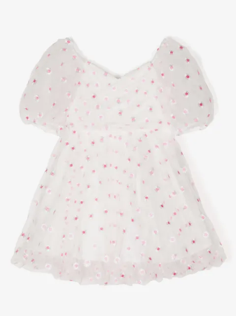 MARLO robe fleurie à manches courtes
