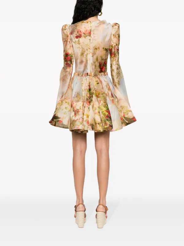 Zimmermann floral 2025 mini dress
