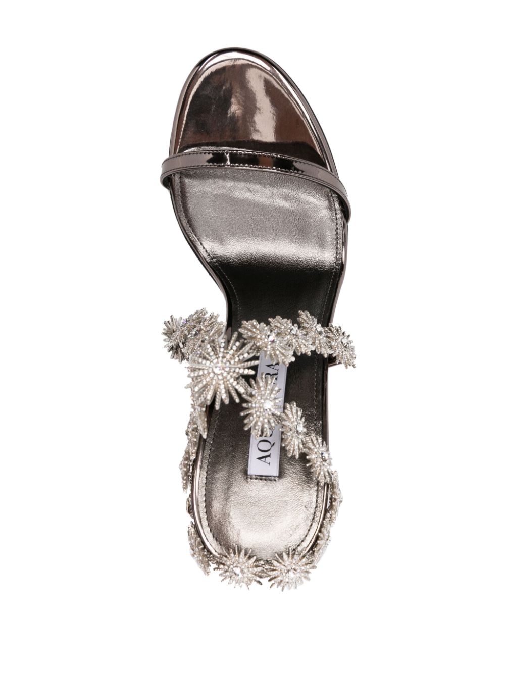 Aquazzura Comet 115mm crystal-embellished sandals Women