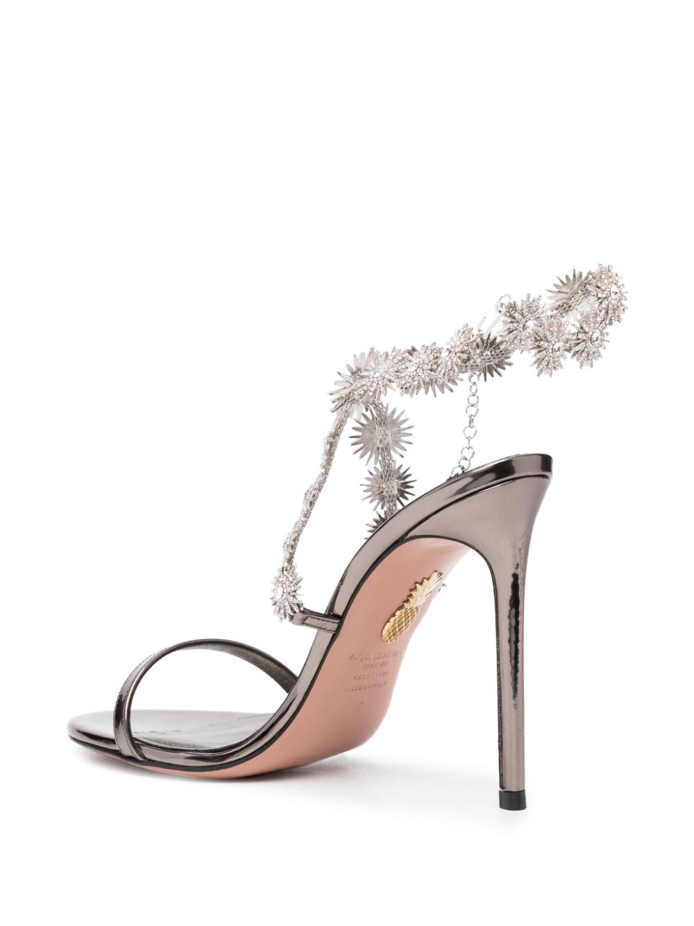 Aquazzura Comet 115mm crystal-embellished sandals Women