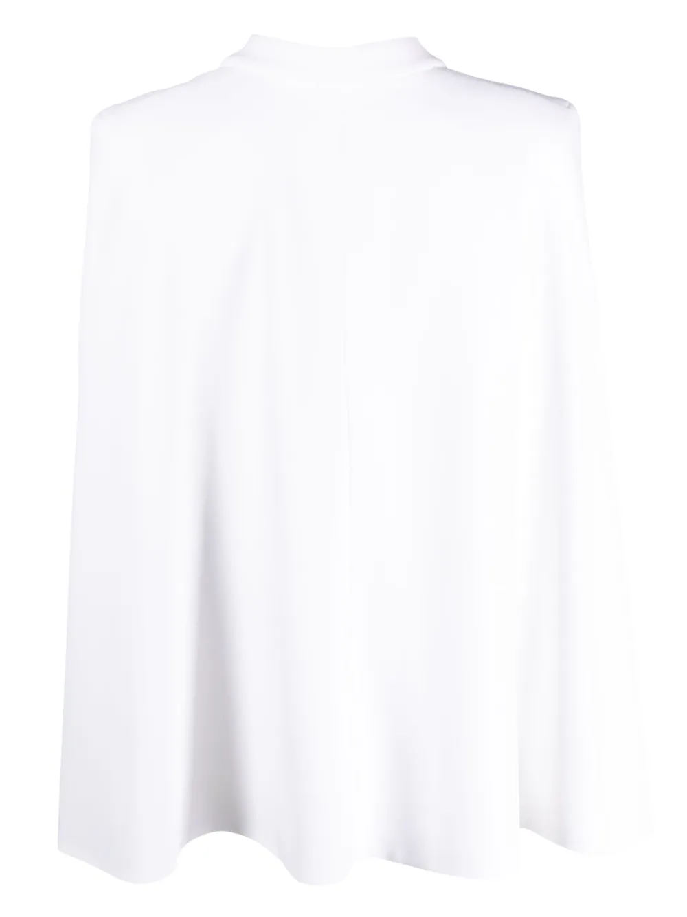 Michael Kors Collection double-breasted cape-design blazer - Wit