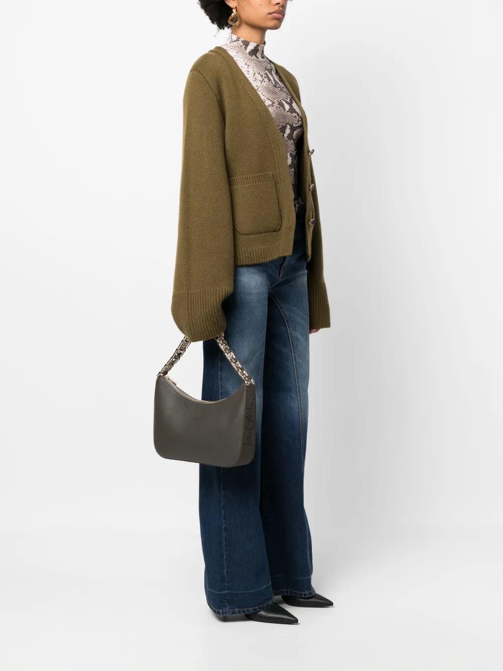 Christian Louboutin large Loubila Chain leather shoulder bag | Image 2
