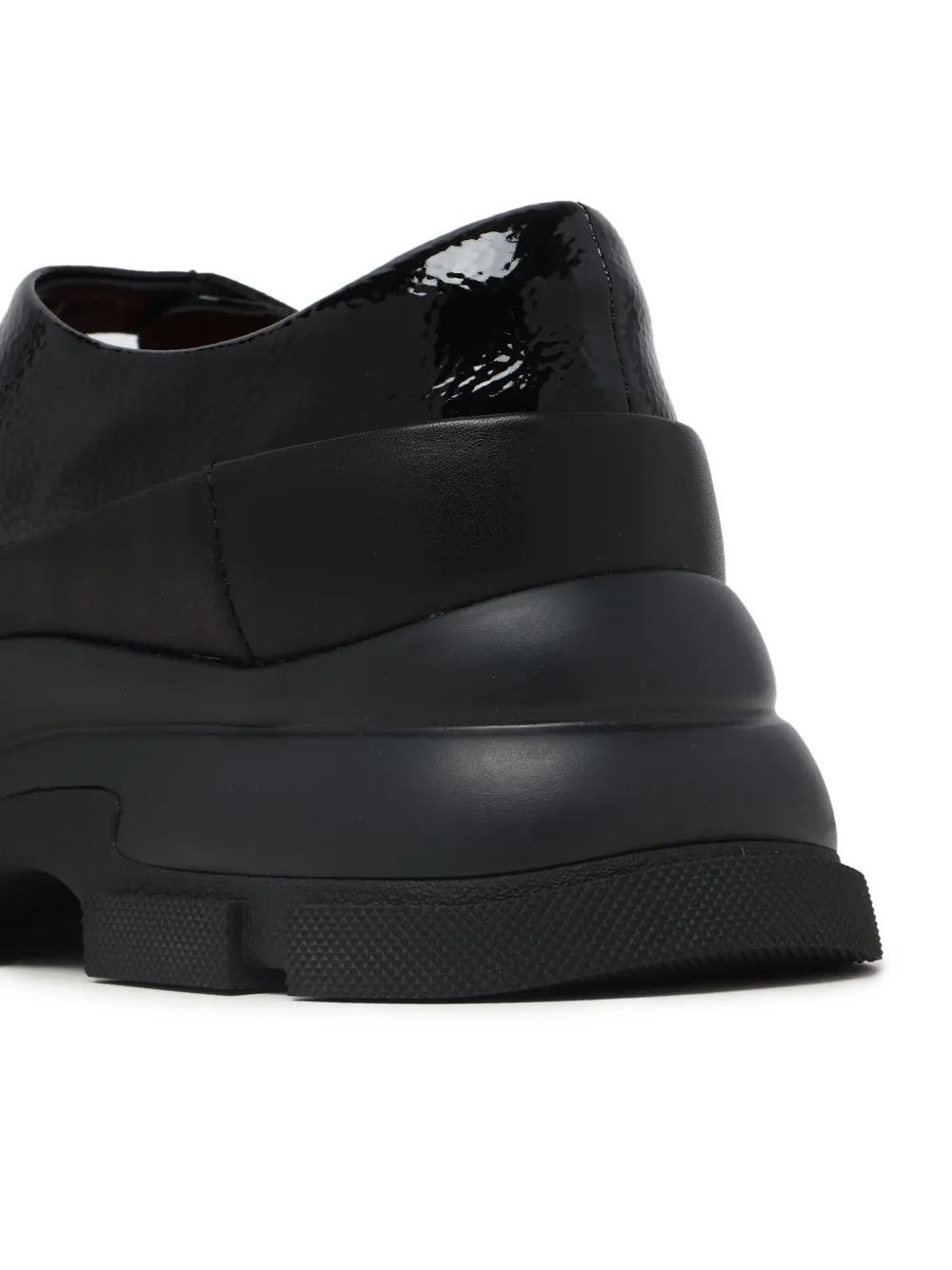 Both Gao Eva Mary Jane buckled loafers - Zwart