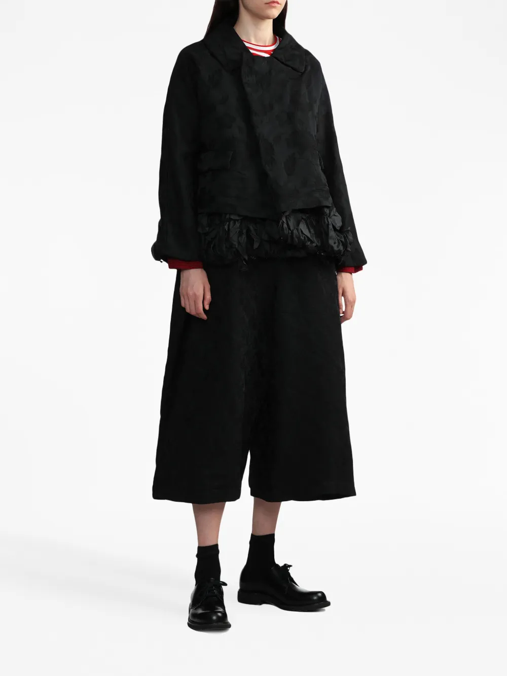 Comme Des Garçons Comme Des Garçons Gelaagd jack - Zwart