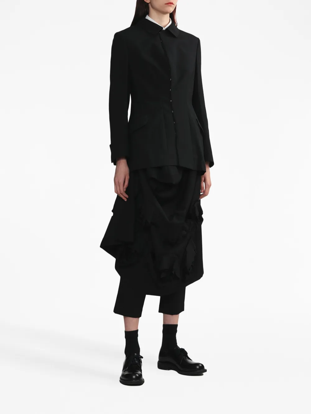 Comme Des Garçons Comme Des Garçons Cropped broek - Zwart