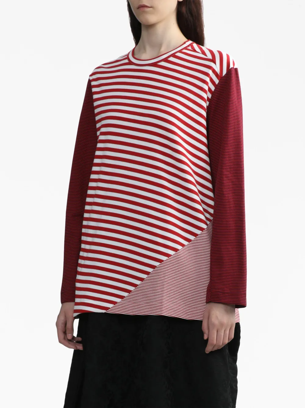 Comme Des Garçons Comme Des Garçons Gestreepte sweater - Rood