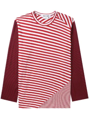 Sweatshirt with stripes on sleeves hot sale