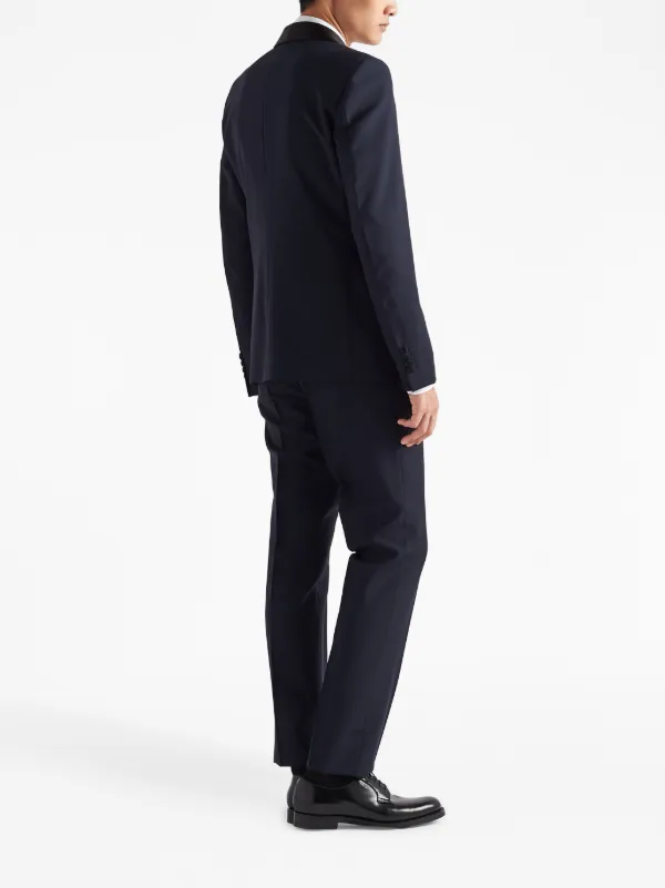 ジャケット SAPIO MOHAIR TUX SINGLE BRESTED BLAZER Iron Gray Single-breasted wool and mohair jacket | PRADA