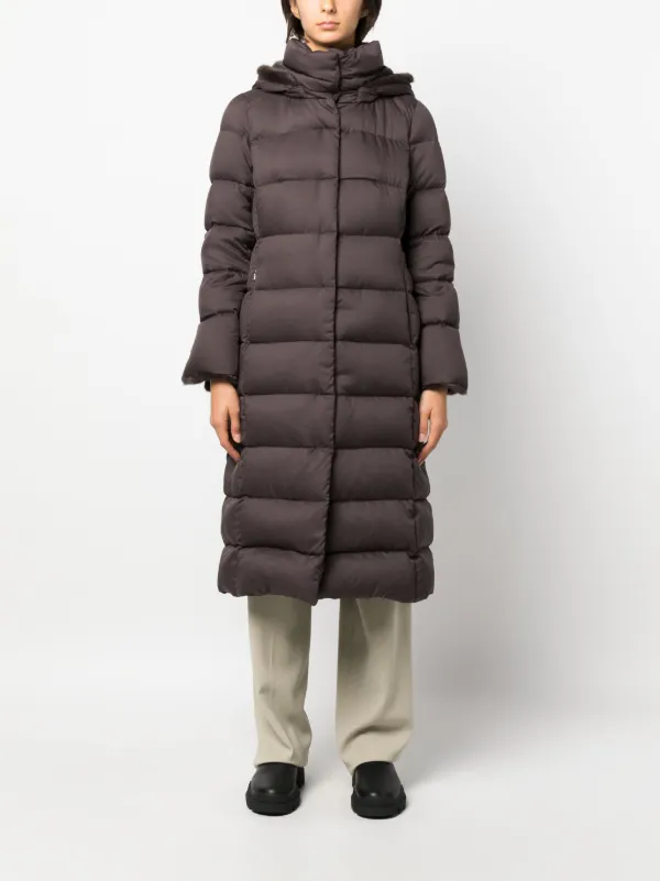 Midi coat with hood Clearance