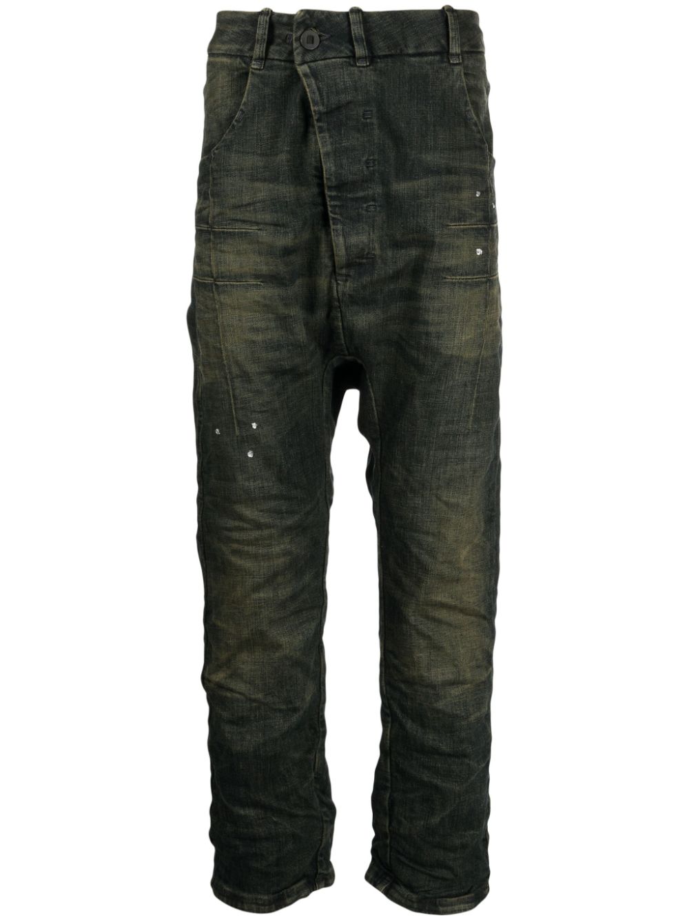 Image 1 of Boris Bidjan Saberi Asymmetrische Straight-Leg-Jeans