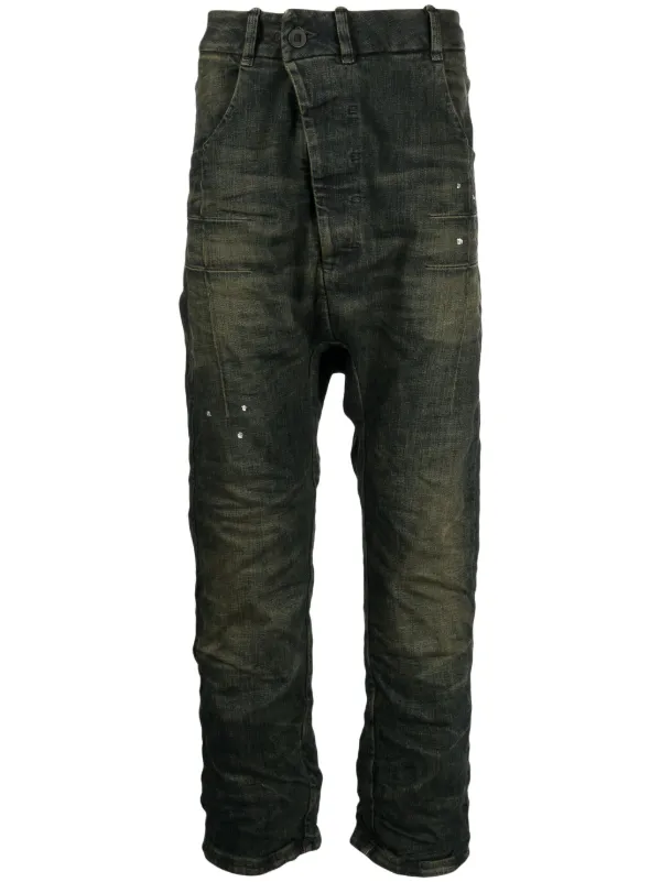 パンツ BORIS BIDJAN SABERI DROP CROTCH PANTS Boris Bidjan Saberi P23 Drop-crotch loose Trousers