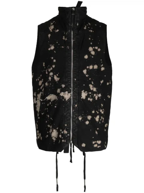 Boris Bidjan Saberi chaleco con motivo militar