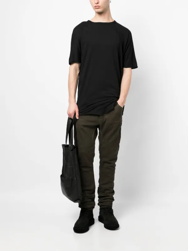 Boris Bidjan Saberi drop-crotch Jeans | Green | FARFETCH