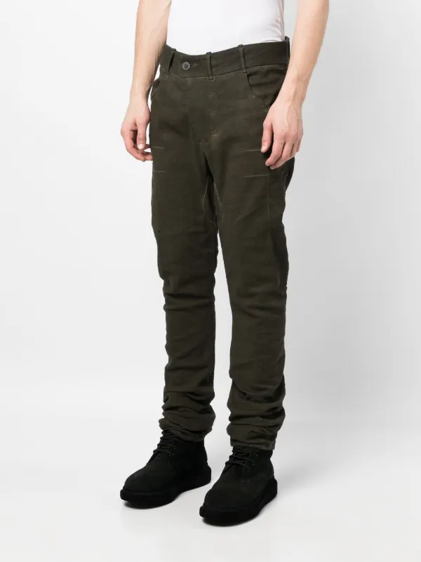Boris Bidjan Saberi drop-crotch Jeans | Green | FARFETCH