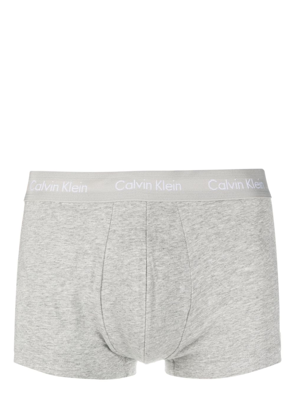 Calvin Klein three-pack logo-waistband boxers - Roze