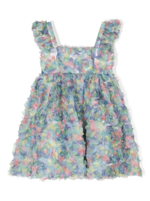 MARLO Fiorella textured-finish dress