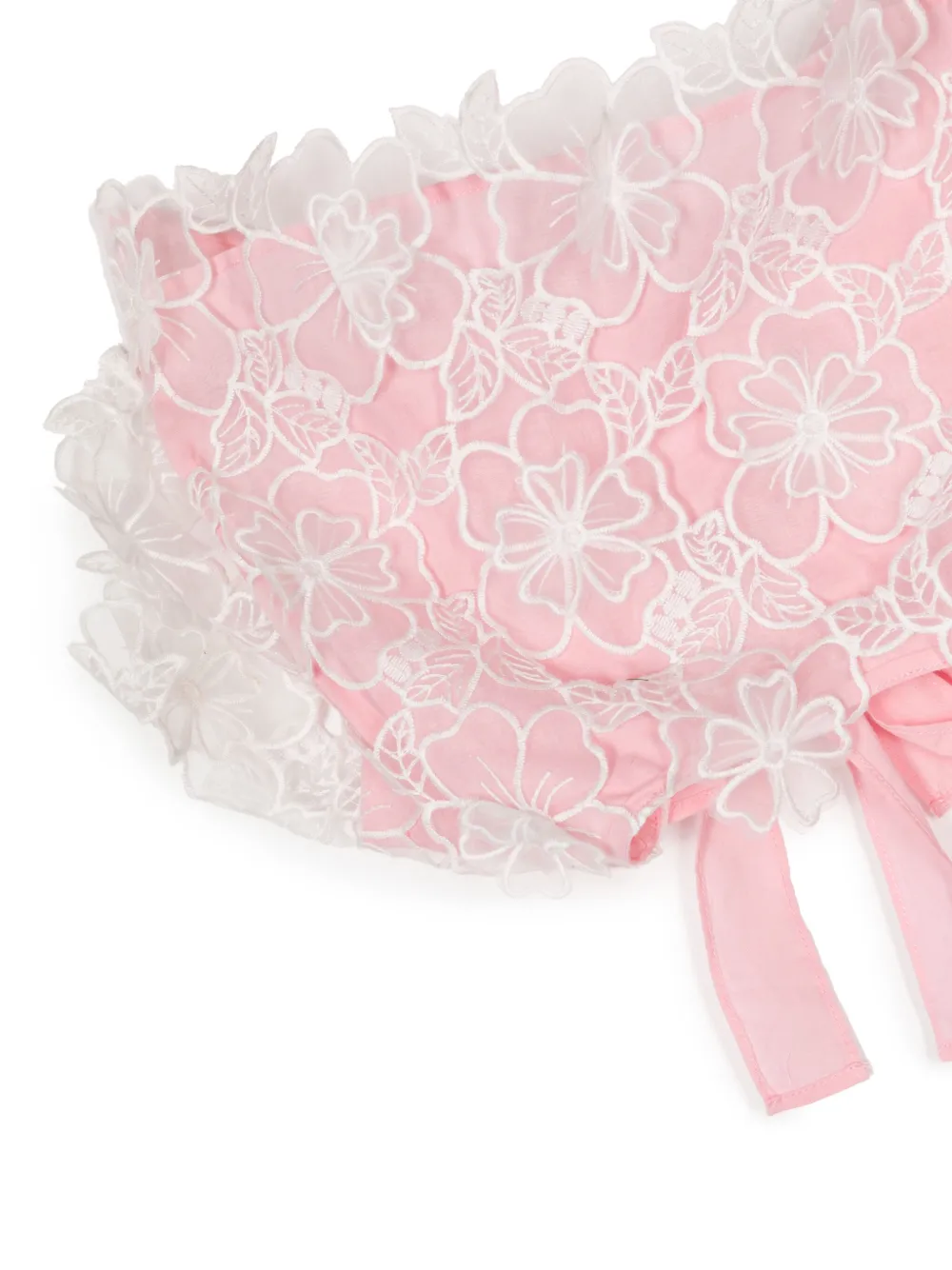 Marlo Eloise Lace-detailing Top In Pink